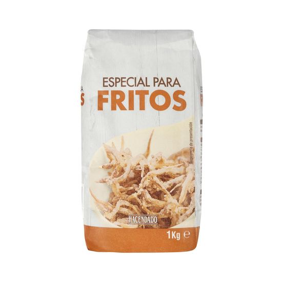 Harina semolosa de trigo Hacendado especial para fritos