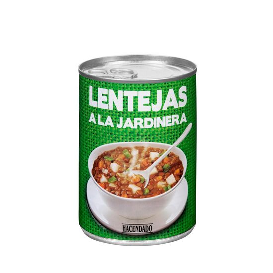 Lentejas a la jardinera Hacendado