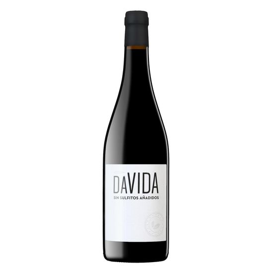 Vino tinto sin sulfitos añadidos Davida D.O. Navarra