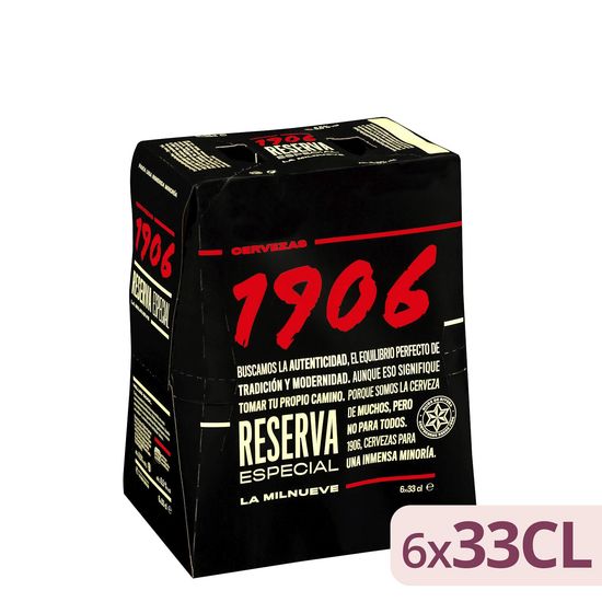 Cerveza extra 1906 reserva especial