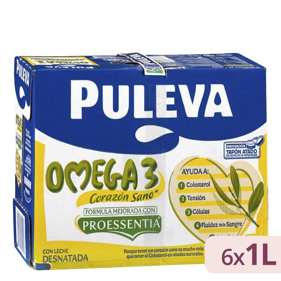 Bebida láctea Omega 3 Puleva con leche desnatada