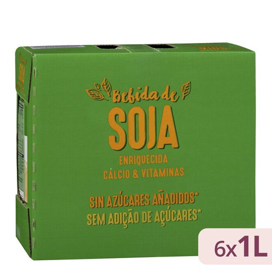 Bebida de soja con calcio y vitaminas Hacendado