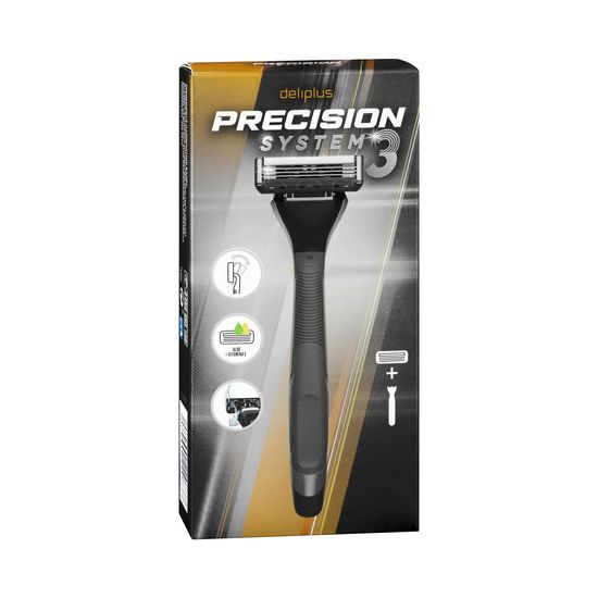 Maquinilla de afeitar recargable Deliplus Precision System 3 hojas