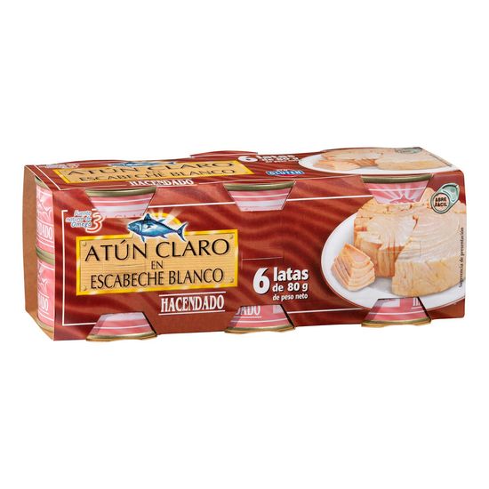 Atún claro en escabeche blanco Hacendado