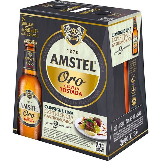 Cerveza Tostada Pack de 6 botellas