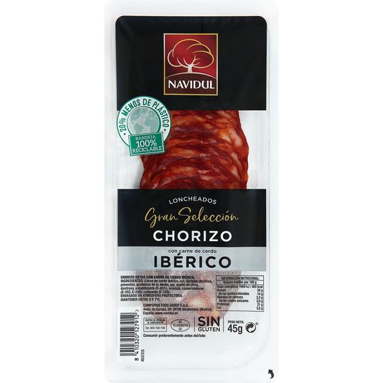 Chorizo Ibérico Lonchas