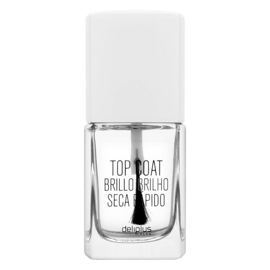 Tratamiento para uñas gel brillo top coat Deliplus secado rápido