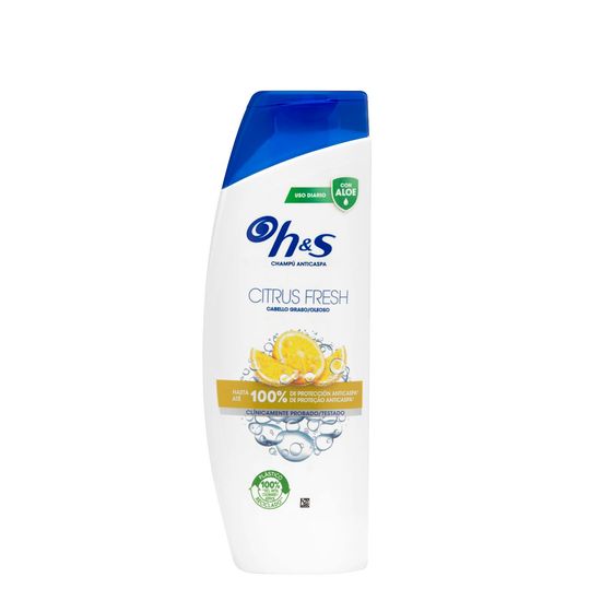 Champú anticaspa Citrus Fresh H&S cabello graso