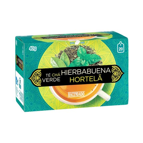 Té verde con hierbabuena Hacendado