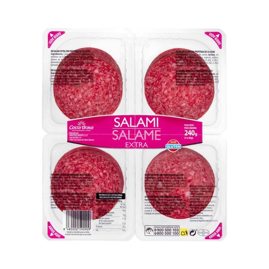 Salami extra Hacendado lonchas