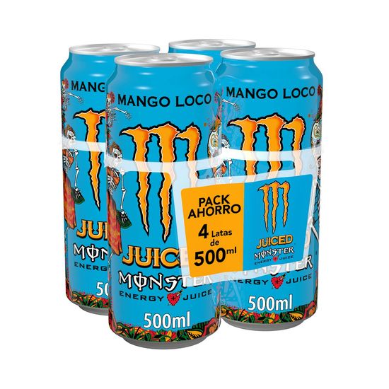 Bebida energética Mango Loco Monster