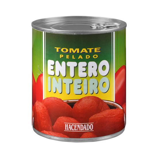 Tomate entero pelado Hacendado