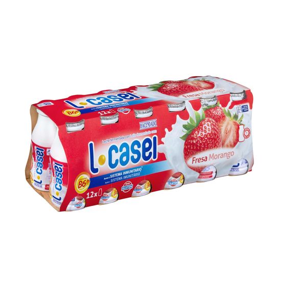 Bebida láctea de fresa L-casei