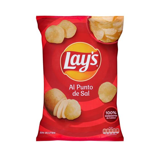 Patatas fritas al punto de sal Lay's