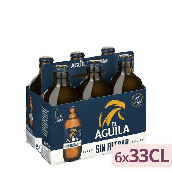 Cerveza El Águila sin filtrar