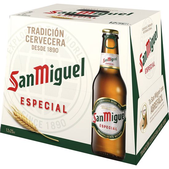 Cerveza Botella Cristal  Pack de 12