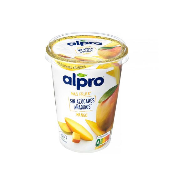 Postre de soja sabor mango Alpro sin azúcares añadidos