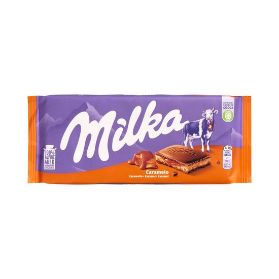 Chocolate con leche caramelo Milka