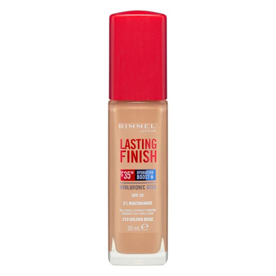 Maquillaje fluido Lasting Finish Rimmel London 210 Golden beige