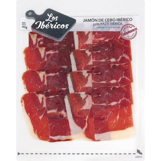 Jamón de Cebo en Tapas 50% Raza Ibérica