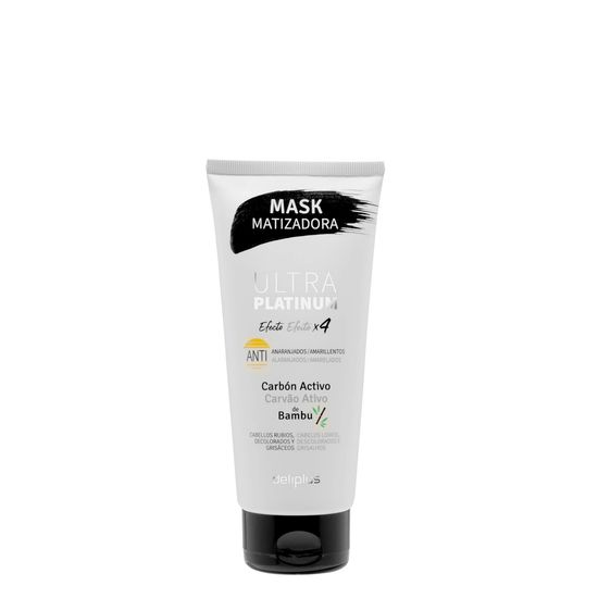 Mascarilla Ultra Platinum Deliplus cabello gris, rubio y decolorado