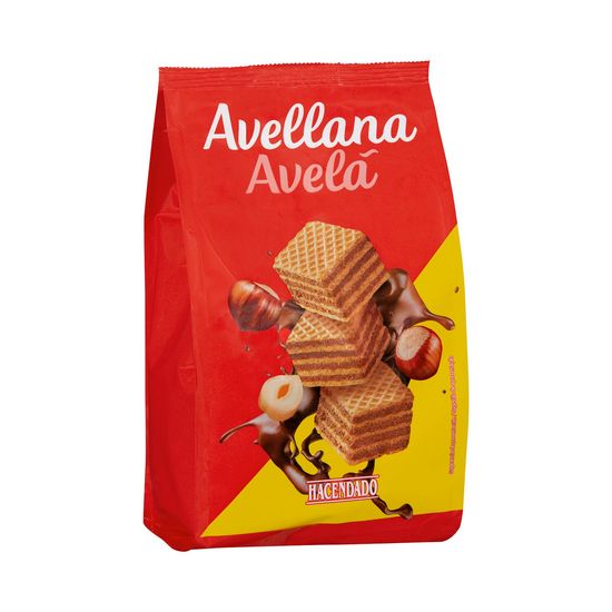 Barquillos con crema de avellanas Hacendado