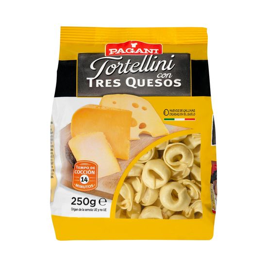 Tortellini tres quesos Pagani