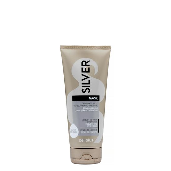 Mascarilla Silver Deliplus cabello blanco y platino