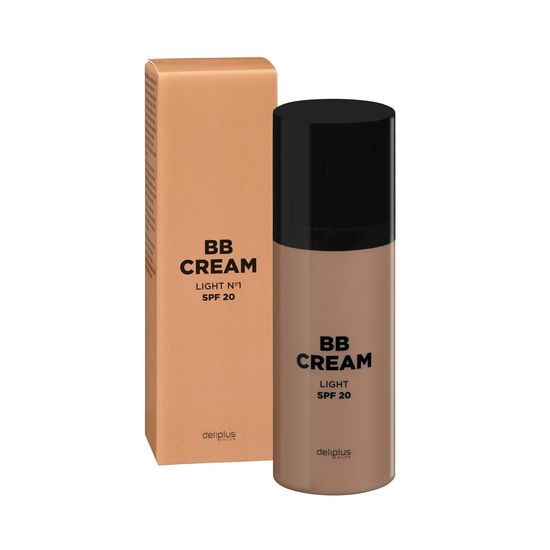 Hidratante facial BB cream Deliplus 01 claro FPS 20