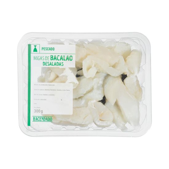 Migas de bacalao desaladas Hacendado