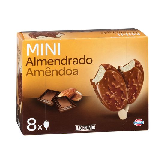 Helado mini bombón almendrado Hacendado