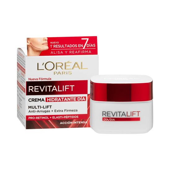 Crema facial hidratante día Revitalift L'Oréal antiarrugas extra firmeza