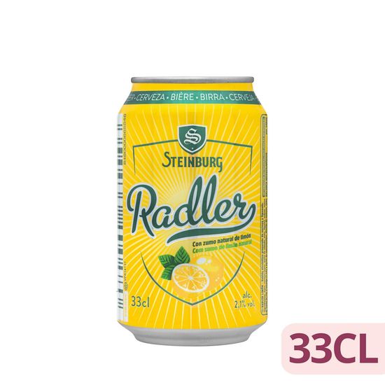 Cerveza Radler con zumo natural de limón Steinburg