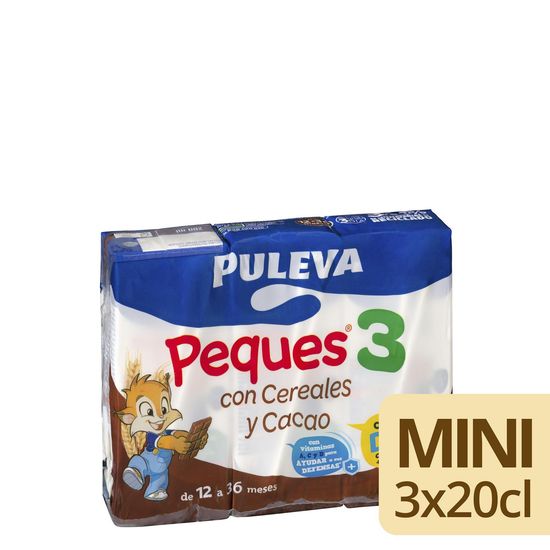 Preparado lácteo cereales al cacao Peques 3 Puleva