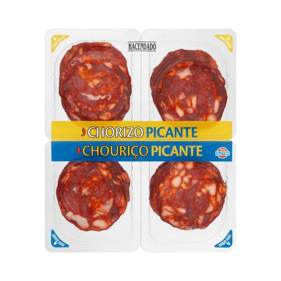 Chorizo picante extra Hacendado lonchas