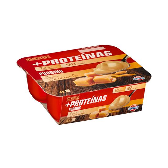 Pudding sabor caramelo +Proteínas Hacendado 12 g proteínas