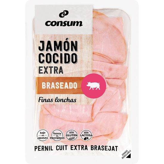 Jamón Cocido Braseado Finas Lonchas