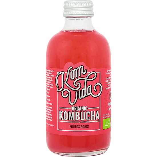 Kombucha Frutos Rojos Bebida Orgánica