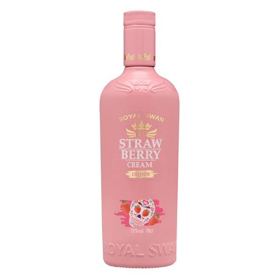 Licor crema de fresa Royal Swan