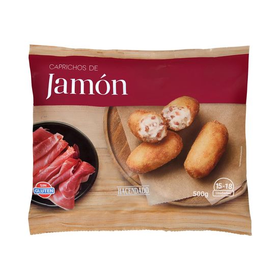 Croquetas caprichos de jamón Hacendado ultracongeladas