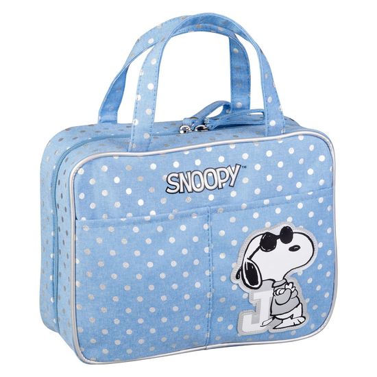 Neceser lunares grande Snoopy con asas