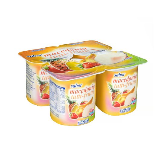 Yogur sabor macedonia Hacendado