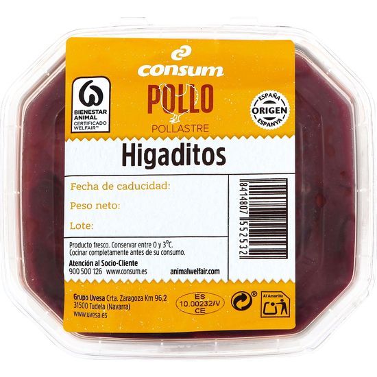 Higaditos de Pollo