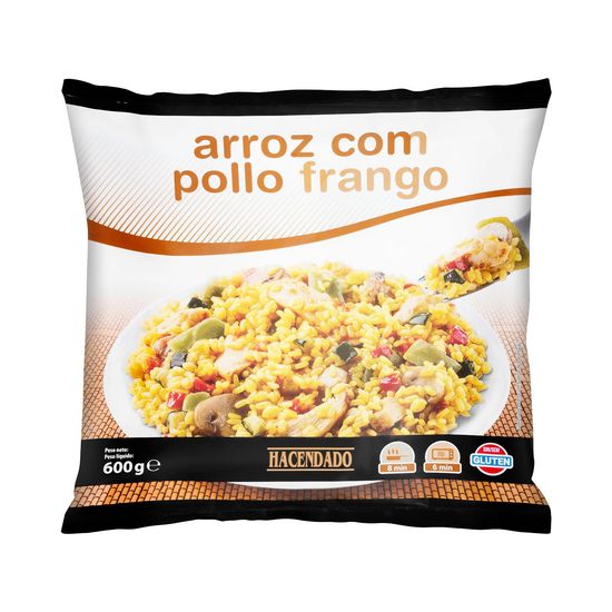 Arroz con pollo Hacendado ultracongelado