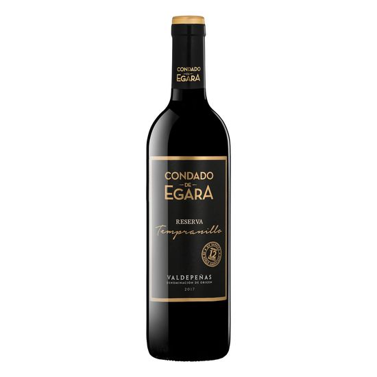 Vino tinto D.O Valdepeñas Condado de Egara reserva tempranillo