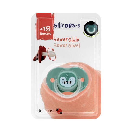 Chupete silicona reversible +18 meses Deliplus