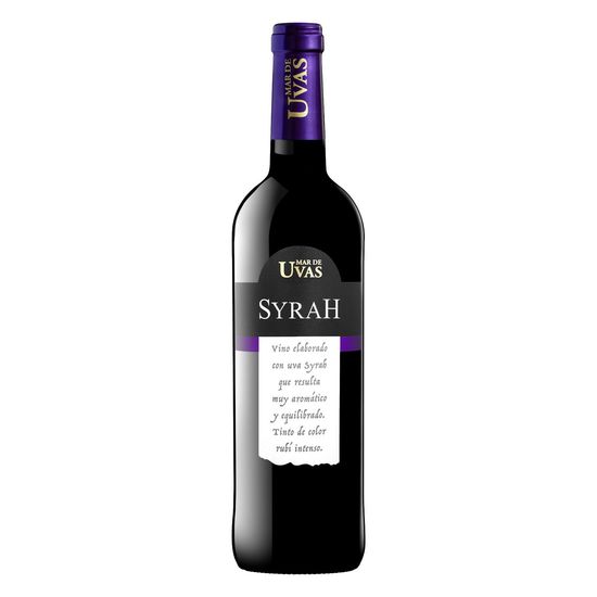 Vino tinto Syrah Mar de Uvas