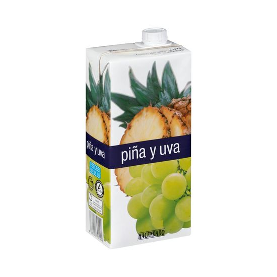 Zumo de piña y uva Hacendado