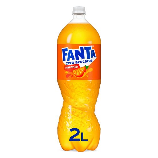 Refresco Fanta naranja zero azúcares añadidos