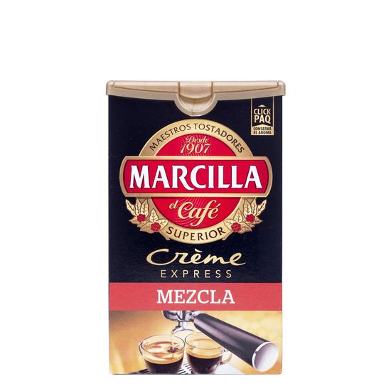 Café molido mezcla Marcilla crème express